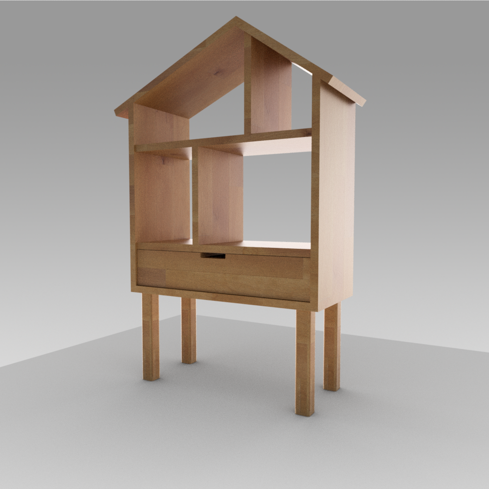 Doll House - Little Helio hand crafted kids furniture and wardrobe