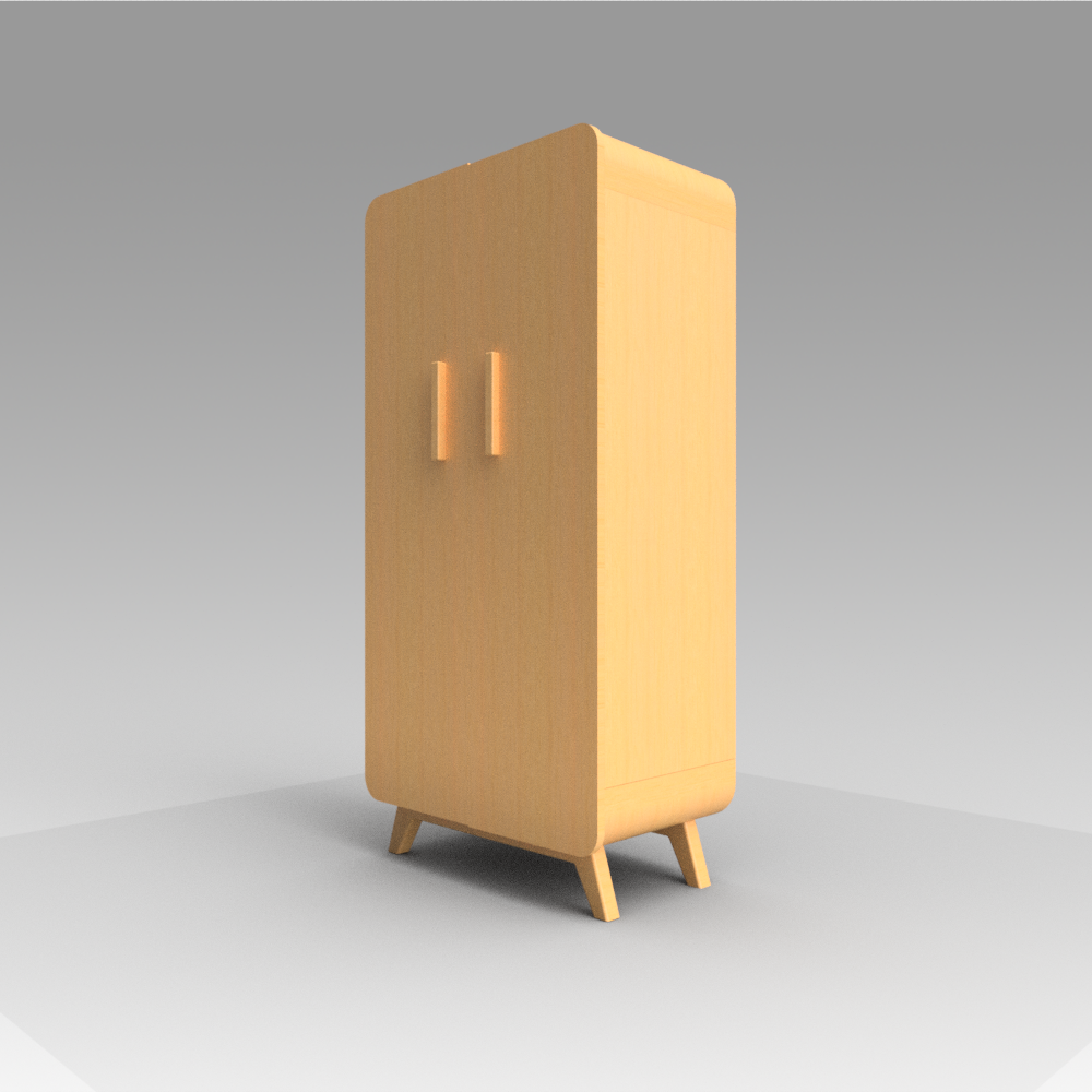 Hue Cabinet - Little Helio hand crafted kids furniture and wardrobe