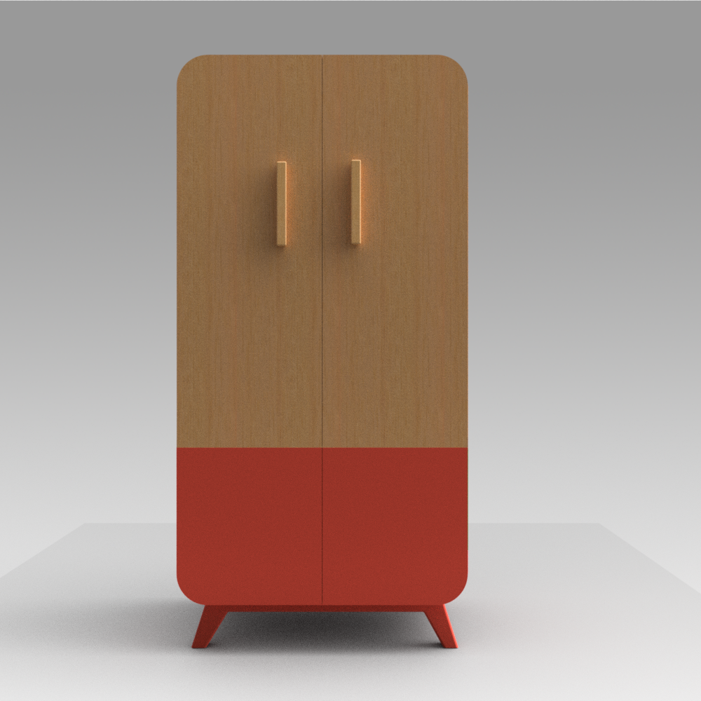 Hue Cabinet - Little Helio hand crafted kids furniture and wardrobe